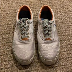 Gray/Silver Polo Shoes